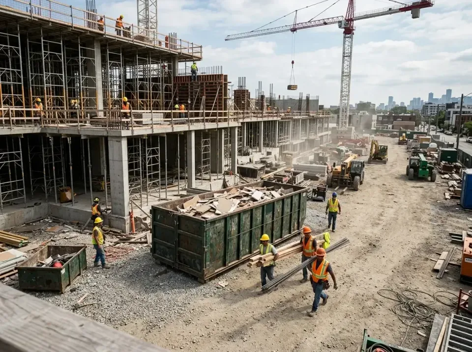 commercial-construction-site-w-002 — frequently asked questions, Low Cost Construction Dumpster Rental in Forsyth, GA